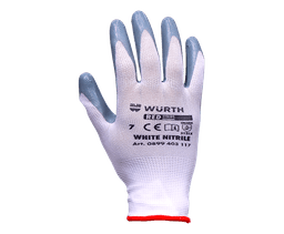 GUANTE BLANCO DE NITRILO RED STRIPE G