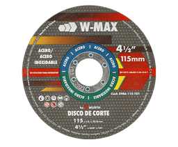 DISCO DE CORTE W-MAX 4 1/2"