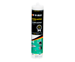 SILICONA ACÉTICA 280 ML BLANCO W-MAX