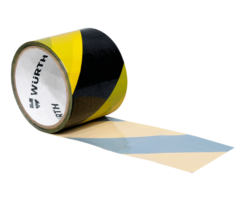 CINTA ADHESIVA PARA SEÑALIZACIÓN AMARILLO Y NEGRO