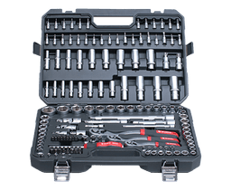 CONJUNTO DE DADOS 1/4", 3/8" Y 1/2 DE 154 PZAS